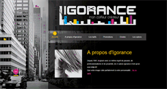 Desktop Screenshot of igorance.lu