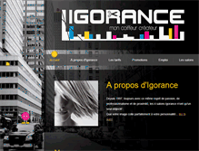 Tablet Screenshot of igorance.lu